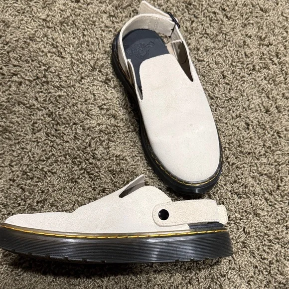 Dr. Martens | Shoes | Dr Martens Cream Slipon Loafers | Poshmark display picture 1